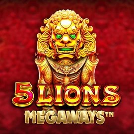 Slots logo of 5 Lions Megaways from Pragmatic Play at Seven Casino