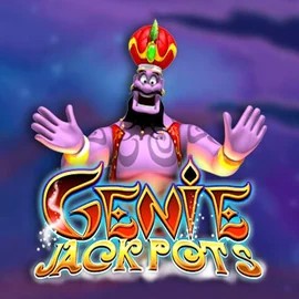 Genie Jackpots online game logo by Blueprint Gaming on seven-be.com