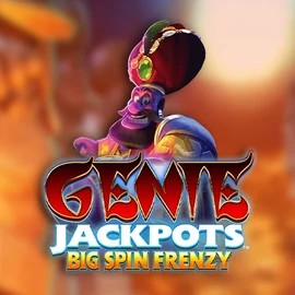 Genie Jackpots: Big Spin Frenzy slot visual from Blueprint Gaming available on seven-be.com