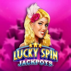 Lucky Spin Jackpots logo by Novomatic at Seven Casino