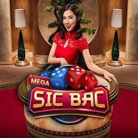 Mega Sic Bac online game logo by Pragmatic Play on seven-be.com