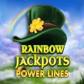 Rainbow Jackpots Power Lines logo by Red Tiger Gaming Seven Casino
