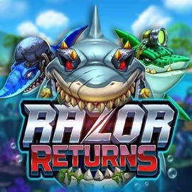 Razor Returns online game logo by Push Gaming on seven-be.com