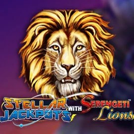 Stellar Jackpots with Serengeti Lions slot icon by Lightning Box Game, available at Seven Casino