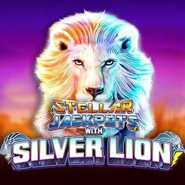 Stellar Jackpots with Silver Lion by Lightning Box Game, showcased at seven-be.com – game logo