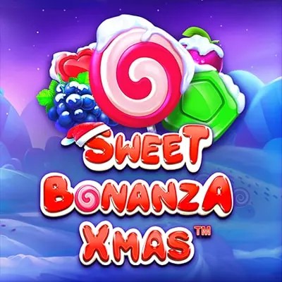Sweet Bonanza Xmas Slot logo by Pragmatic Play at Seven Casino